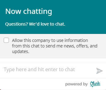Chat Consent Box