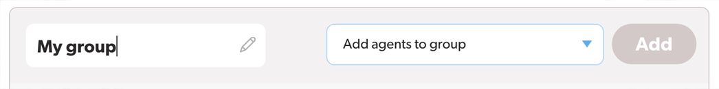 Renaming a group